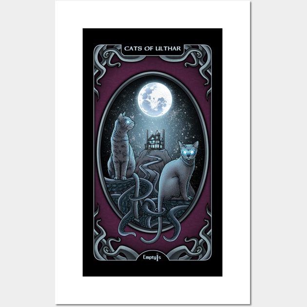 Lovecraft Tarot The Moon Wall Art by EmptyIs